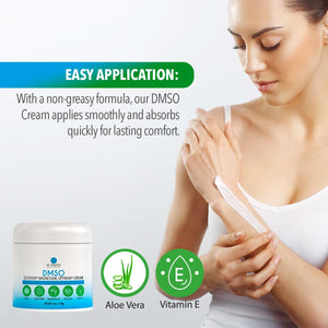 Dr. Robaina DMSO Cream - 99.9% Pure DMSO Pharmaceutical Grade | Formula with Zechstein Magnesium, Arnica, Aloe Vera, Vitamin E - 4 oz Dr. Robaina buy supplements Au