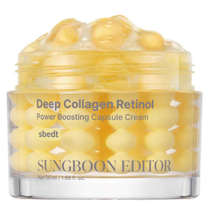 SUNGBOON EDITOR Deep Collagen Retinol Capsule Cream - For Fine Lines and Dry Skin