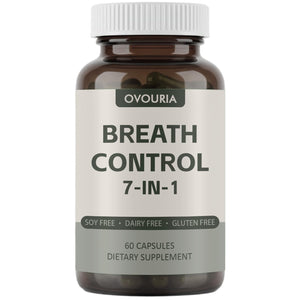 TANSPRESSO ovouria Breath & Gut Balance Capsules - 7-in-1 Formula with Probiotics, Zinc Gluconate & Magnesium Citrate for Fresh Breath, Chronic Halitosis Relief & Digestive Wellness, 60 Count(1pc) TANSPRESSOBuy Supplements Australia