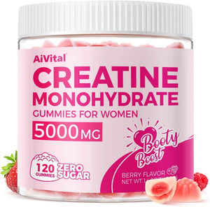 AiVital Creatine Gummies for Women with Creatine Powder for Men 5000mg
