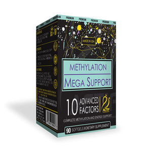 ACTIF Methylation Mega Support with 10 Advanced Factors and Organic Folate – 100% Natural, Non-GMO, 90 Count ACTIF buy supplements Au