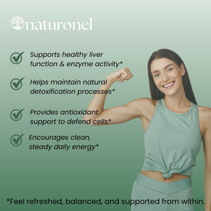 Naturonel Liver Protect – Liver Cleanse Detox & Repair | Liver Detox with Milk Thistle, Beetroot, Artichoke, Dandelion, Chicory, Yarrow, Jujube & Herbal Detox Blend | Made in USA, GMP Certified (1) NaturonelBuy Supplements Australia
