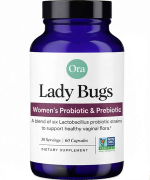Ora Organic Probiotic for Women with L. crispatus, 6 Clinically Studied Lactobacillus Strains for Vaginal, pH & Urinary Tract Health