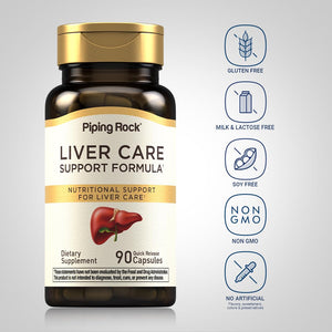 Piping Rock Liver Cleanse Complex | 90 Capsules | Liver Care Support Formula | Non-GMO, Gluten Free Supplement Piping RockBuy Supplements Australia