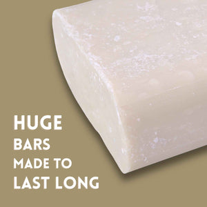 Amish Farms Natural Bar Soap 5-Pack Variety - Handmade Cold Process Moisturizing Soap Bars, Large Hand-Cut, Made in USA