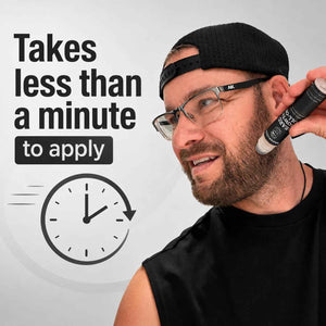 Innerbloom Minoxidil 5% Beard Growth Roll-On, Beard Growth Roller with Rosemary Oil Ultra Portable Mustache Growth
