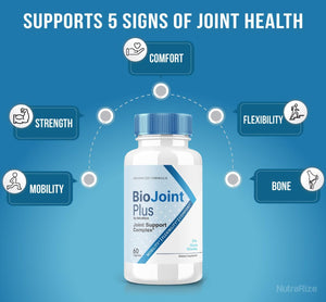 BioJoint Plus - BioJoint Plus Advanced Joint Support Formula, BioJoint Supplement, BioJoint Maximum Strength Pills for Joint Wellness and Mobility, Bio Joint Plus Reviews (60 Capsules) NutraRizeBuy Supplements Australia