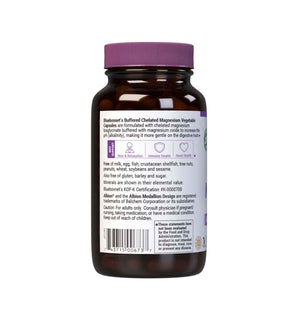 Bluebonnet Nutrition Albion Chelated Magnesium Vegetable Capsule, 200 mg, Stress Relief, Vegan, Non GMO, Gluten Free, Soy Free, Milk Free, Kosher, 120 Vegetable Capsule, 2 Month Supply