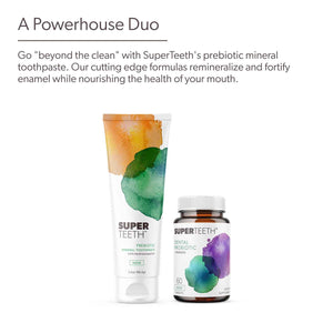 SuperTeeth Oral Probiotics for Mouth Bad Breath & Cavities, Oral Defense Dental Probiotic to Support Healthy Teeth & Gums, Lactobacillus Reuteri