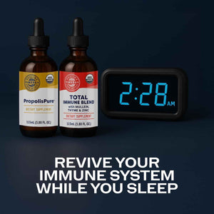 Vimergy Day-Night Immunity Kit* - 2-Part Liquid Supplement Kit with PropolisPure & Total Immune Blend* - Fast-Absorbing, 2 x 115ml - 2 x 57 Servings - Support Immune and Respiratory Defense Systems