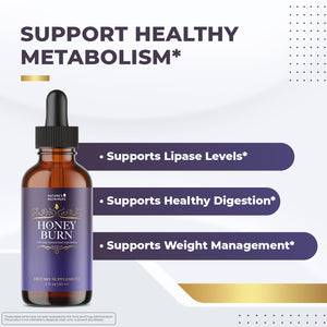 HoneyBurn Purple Honey – Natural Daily Supplement with 11 Plant & Bee-Based Ingredients – Supports Healthy Digestion & Balanced Body Routine – 60 ml, 30 Servings, 1 Month Supply Nature’s NutriWave buy supplements Au