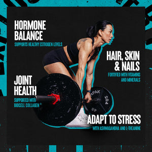 Animal Power Balance – Women's Alpha F Comprehensive Formula – Supports Hormonal Balance, Complexion, Hair, Nails, Mood and Stress, Intestinal Health, & Bone and Joint Health – 30 Packs Animal buy supplements Au