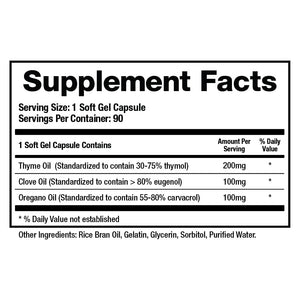 BioMatrix Biofilm Disruptor, GI Repair Digestive Supplement for Men and Women, Oil of Thyme, Oregano & Clove, Gut Microbiome & Intestinal Health Support | Microb-Defend (90 Softgels) BioMatrixBuy Supplements Australia