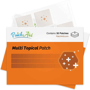 PatchAid Multi Plus Topical Patch (Pack of 2) - Daily Energy & Wellness Support, 27 Essential Vits Including Iron, B12, and Calcium, 8-Hour Wear & Slow Release, 60 Day Supply