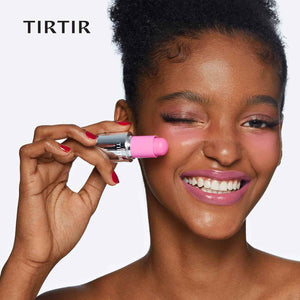 TIRTIR Mood Glider Lip & Blush Stick | Multi Use for Lip and Cheek with Creamy Buildable Texture and Natural Glow Color #02 Rose Drizzle, 0.13Oz