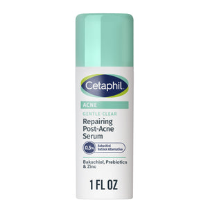 supplement productsCETAPHIL Gentle Clear Repairing Post-Acne Serum, Retinol Alternative, Oil Free Serum for Sensitive Skin, 1 Fl Oz, Bakuchiol, Improves Skin Tone & Post-acne Marks, JerryCherryUSA