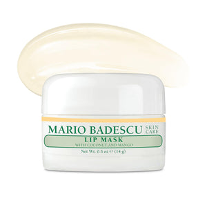 Mario Badescu Lip Mask with Coconut and Mango for All Skin Types, Overnight Lip Treatment Enriched With Skin Softening Coconut Oil, Sunflower Seed Oil and Hydrating Shea Butter, 0.5 Ounces Mario BadescuBuy Supplements Australia
