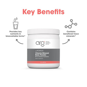 Metabolic Maintenance Vitamin Mineral Base Powder - Iron Free Multivitamin with Active B Vitamins + Chelated Minerals (340 Grams, 60 Servings) Metabolic MaintenanceBuy Supplements Australia