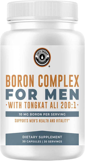 Left Coast Performance Boron Supplement for Men & Beef Organ Supplement - Testosterone Boosting Bundle for Men's Gut Health Energy Hormone Balance and Immune Support