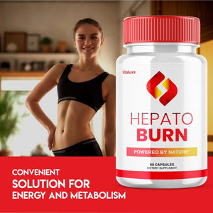 Hepato Burn Capsules - HepatoBurn Supplement Pills Advanced Formula Wait Premium Blend All Natural Loss Support for Men Women, Hepataburn Reviews Maximum Strength Burner Health Wellness (60 Capsules) VitaluxaBuy Supplements Australia