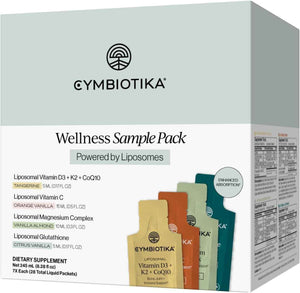 CYMBIOTIKA Liposomal Essentials Sampler, 4 Daily Favorites, 28 Packets