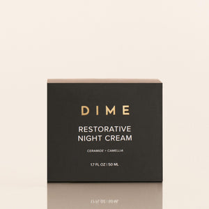 DIME Beauty Restorative Night Cream, Facial Moisturizer with Ceramides and Sea Buckthorn, 1.7 oz / 50 ml in Pump DIMEBuy Supplements Australia