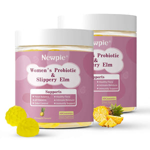 Blltzzz Her Juicy Women's Probiotic Gummies - Pineapple Flavor - Contains Slippery Elm and Probiotic Blend to Support Women's Intimate pH Balance, Gut Wellness and Overall Well-Being - 60 Gummies (2)