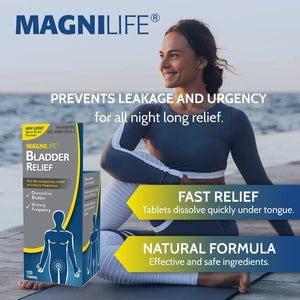 MagniLife Bladder Relief Tablets (125 Ct), Fast-Dissolving Homeopathic Support for Overactive Bladder, Leaks from Sneezing, Coughing or Movement, Daily Use Formula Safe for Men & Women MagniLifeBuy Supplements Australia