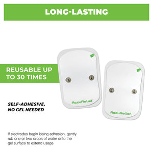 AccuRelief Wireless TENS Unit with Remote Control, TENS Pain Relief Device and Muscle Stimulator, for Back Pain, Neck Pain, Arm and Leg Pain AccuReliefBuy Supplements Australia