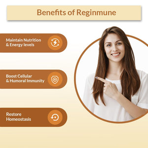 Biogetica Reginmune - Natural Immune Support Care Daily Boost Immune System Booster - 80 Capsules Biogetica buy supplements Au