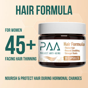 Project Anti-Aging Menopause Hair Don’t Care – Hair Growth Vitamins for Women 40+ to Support Thinning, Volume, Skin & Nails – Nutrient-Rich Supplement for Stronger, Fuller – Visible Results Project Anti-AgingBuy Supplements Australia