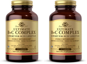 Solgar Ultimate B+C Complex Stress Formula 90 Tablets (Pack of 2) Solgar buy supplements Au