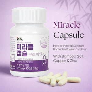 Insan Bamboo Salt Nandamban : Miracle Capsules – Starter Pack Daily Multivitamin & Mineral Supplement with Nandamban for Energy, Immune Support, Balance & Natural Detox – 30 Capsules INSAN BAMBOO SALT buy supplements Au