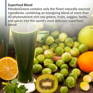 BioTrust Metabo Greens Superfood Powder - Super Greens Powder, Fruit & Veggie Blend with Clinically Studied Spectra - Non GMO, Soy Free, Gluten Free, Dairy Free, Energizing Berry Flavor (30 Servings) BioTrustBuy Supplements Australia