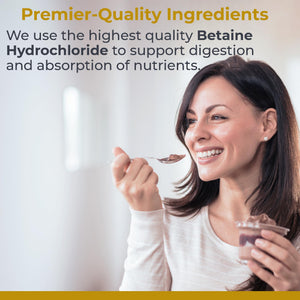 Premier Research Labs Premier HCL - Betaine HCL, Betaine Hydrochloride Supplement for Optimal Digestive Function, Nutrient Absorption, Betaine-HCL for Low Stomach Acid- 90 Vegetarian Capsules (2 Pack) Premier Research LabsBuy Supplements Australia