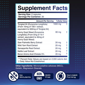 HeroUP - Natural Wellness Supplement with Plant-Based Ingredients – Non-GMO, Stimulant-Free | Made in the USA, GMP-Certified | 60 Capsules, 6 Month Suppy Nature’s NutriWaveBuy Supplements Australia