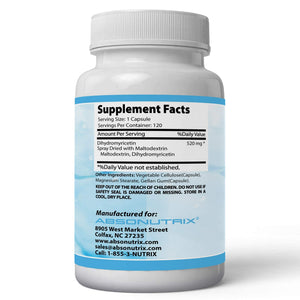 Absonutrix Dihydromyricetin - 520 mg, 120 Servings, Made in USA, Quick Absorption, Quality Potent Ingredients, Third-Party Tested, Non-GMO, GMP Certified, Cruelty Free Products Absonutrix buy supplements Au