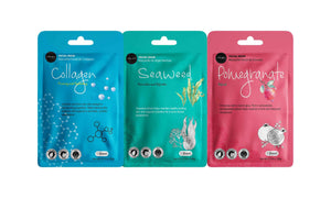 Celavi Essence Facial Sheet Face Mask Variety Set Classic Authentic Korean Moisturizing Skincare (12-Packs)