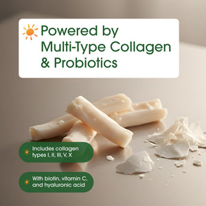 NatureBell Multi Collagen Complex - 300 Capsules - 5 Collagen Peptides (Type I, II, III, V, X), Hyaluronic Acid, Biotin & Probiotics - Hair, Skin, Nail, Joint & Gut Health Support* NatureBell buy supplements Au