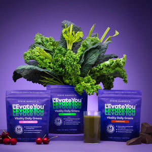 L'Evate You Vitality Daily Greens Powder (28 Servings) 30 Superfoods, 9 Greens - for a Cellular Energy Boost, Powered by M-Charge Complex for All Day Energy (Original) Steve Harvey's L'Evate You buy supplements Au