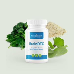 True Cellular Formulas BrainDTX - Supports Cognitive Function, Focus & Mental Clarity - Promotes Clear Thinking & Memory - with Alpha Lipoic Acid & Biotin - Antioxidant Support - 60 Capsules True Cellular Formulas buy supplements Au
