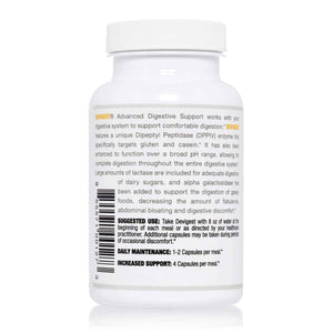 Arthur Andrew Medical - Devigest ADS, Advanced Digestive Support, Relief for Lactose Intolerance and Casein Sensitivities, Vegan, Non-GMO, 180 Capsules - Advanced Digestive Support, Relief For Lactose, Gluten, & Dairy Intolerance, & Casein Sensitivities