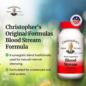 DR. CHRISTOPHER'S Formulas Blood Stream Formula, 100 Cap Christopher's Original Formulas buy supplements Au