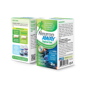 NeuropAWAY Maximum Strength Gel, for Nerve discomfort, Burning, Tingling, and Numbness 2oz