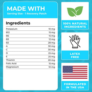 Party - Wake Up Refreshed & Energized - 100% Natural Ingredients Patch, Individually Wrapped, Skin-Friendly & Waterproof, Enhanced Morning Formula - 10 Pack