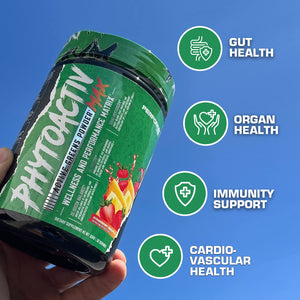 Performax Labs PhytoactivMax Active Greens Powder Wellness and Performance Matrix | Phytonutrients – Overall Health | 30 Servings (Strawberry Pineapple) Performax Labs buy supplements Au