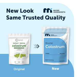 Micro Ingredients Bovine Colostrum Powder, 8 oz - Colostrum Supplement for Women & Men - Unflavored & Instant Dissolve - Non-GMO, Gluten-Free