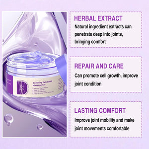 2 PCS Joint Gel Purple Gel,Soothing Pain Relief Massage Cream,Full-Body Joint Effective Soothes for Knees, Lumbar, Hands, Neck and Shoulders PERVALABuy Supplements Australia