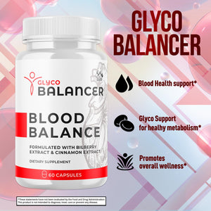 (2 Pack) Glyco Balancer Capsules, Official GlycoBalancer Health Support Pills with All Natural Ingredients, Glyco Balancer Advanced Health Support with Premium Vitamins for Women & Men (120 Capsules) MJO buy supplements Au