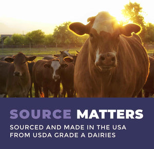 Colostrum Powder - USA Sourced Bovine Colostrum for Humans for Immune Support, Gut Health, Muscle Recovery - Single Ingredient, No Additives, Grass Fed, Non-GMO Colostrum Supplement for Women and Men
